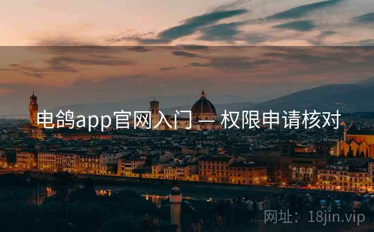 电鸽app官网入门 — 权限申请核对