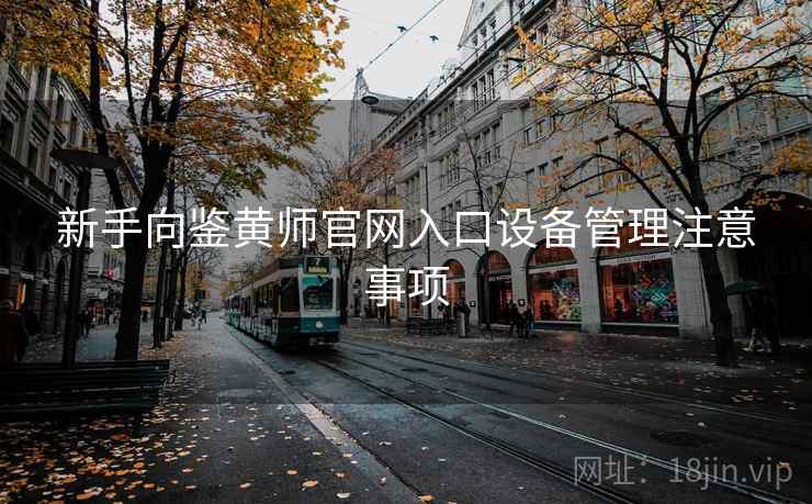 新手向鉴黄师官网入口设备管理注意事项