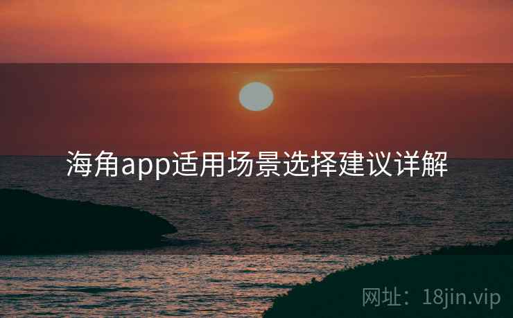 海角app适用场景选择建议详解
