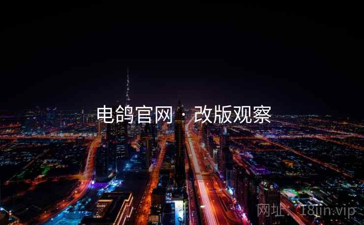 电鸽官网 · 改版观察