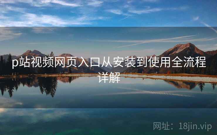 p站视频网页入口从安装到使用全流程详解