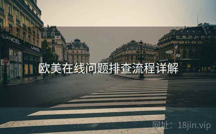 欧美在线问题排查流程详解
