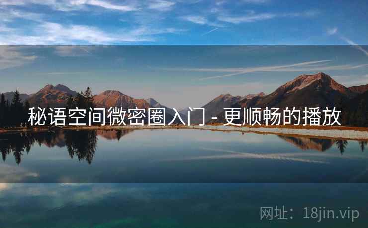 秘语空间微密圈入门 - 更顺畅的播放
