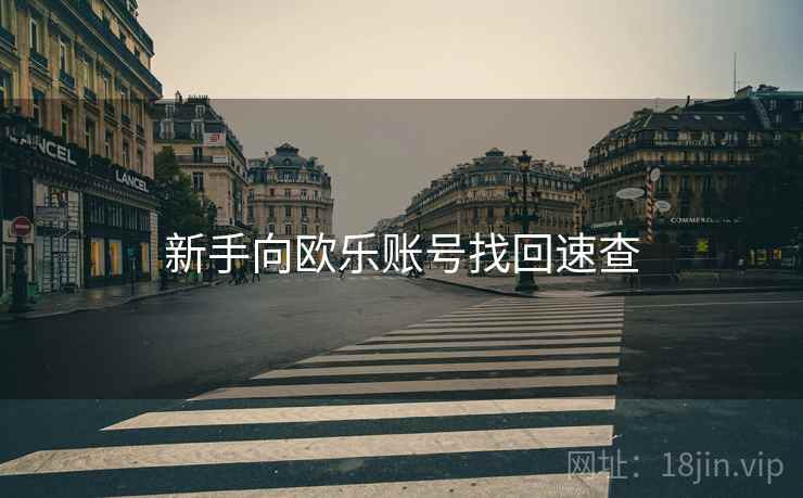 新手向欧乐账号找回速查