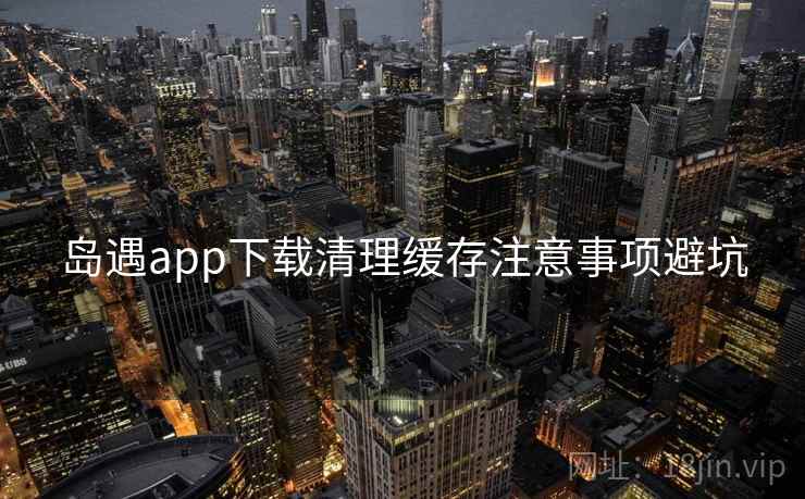 岛遇app下载清理缓存注意事项避坑